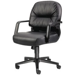 HON® 2090 Series Leather Executive Mid-Back Chair, Black -Office Chairs Shop unnamed file 3205