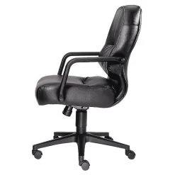 HON® 2090 Series Leather Executive Mid-Back Chair, Black -Office Chairs Shop unnamed file 3206