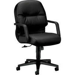 HON® 2090 Series Leather Executive Mid-Back Chair, Black -Office Chairs Shop unnamed file 3207