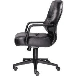 HON® 2090 Series Leather Executive Mid-Back Chair, Black -Office Chairs Shop unnamed file 3209