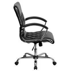 Flash Furniture Mid-Back Leather Executive Office Chair, Black -Office Chairs Shop unnamed file 3263