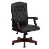 Flash Furniture Swivel Leather Executive Chair, Fixed Arms, Black -Office Chairs Shop unnamed file 3265