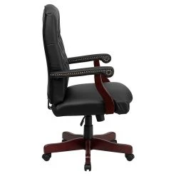 Flash Furniture Swivel Leather Executive Chair, Fixed Arms, Black 19 Flash Furniture Swivel Leather Executive Chair, Fixed Arms, Black -Office Chairs Shop unnamed file 3273