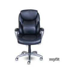 Serta My Fit Ergonomic Bonded Leather Swivel Executive Chair, Black (CHR100015) -Office Chairs Shop unnamed file 3304