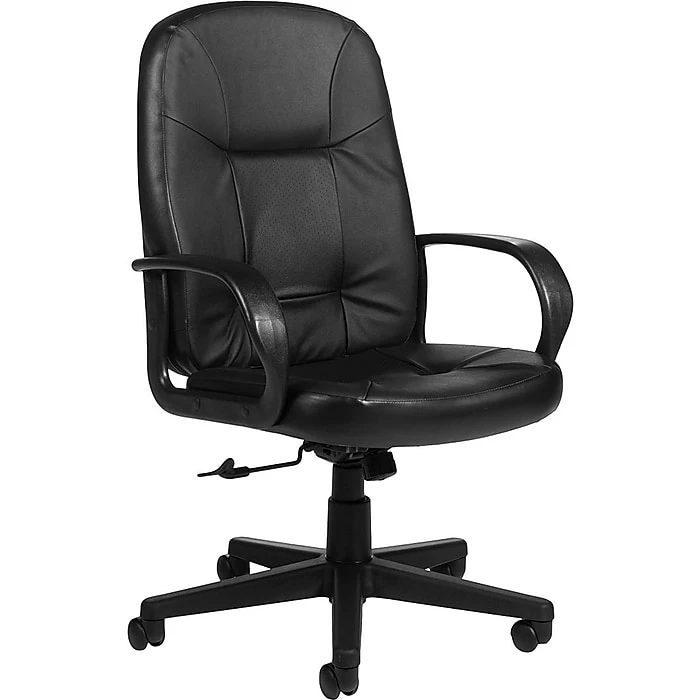 Global Arno™ Leather Executive High-Back Chair, Black (4003BK450550) 4 Global Arno™ Leather Executive High-Back Chair, Black (4003BK450550) - Image 2