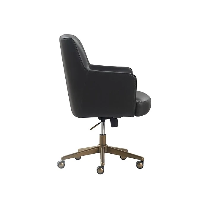 Finch Belmont Ergonomic Leather Swivel Executive Chair, Charcoal (CHR10061C) 5 Finch Belmont Ergonomic Leather Swivel Executive Chair, Charcoal (CHR10061C) - Image 3