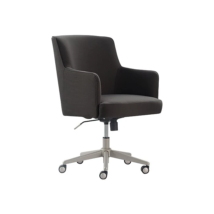 Finch Belmont Ergonomic Twill Swivel Executive Chair, Gray (CHR10061B) 4 Finch Belmont Ergonomic Twill Swivel Executive Chair, Gray (CHR10061B) - Image 2