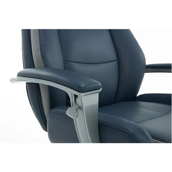La-Z-Boy Alton Ergonomic Bonded Leather Swivel Executive Chair, Blue (60029-DS) 7 La-Z-Boy Alton Ergonomic Bonded Leather Swivel Executive Chair, Blue (60029-DS) - Image 5