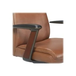 La-Z-Boy Dawson Ergonomic Faux Leather Swivel Executive Chair, Saddle Brown (CHR10083C) -Office Chairs Shop unnamed file 3638