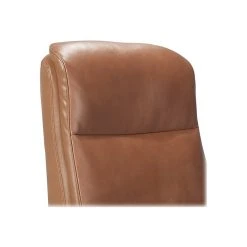 La-Z-Boy Dawson Ergonomic Faux Leather Swivel Executive Chair, Saddle Brown (CHR10083C) -Office Chairs Shop unnamed file 3641