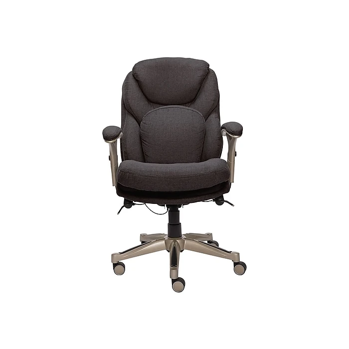 Serta Claremont Ergonomic Fabric Swivel Executive Chair With Back In Motion Technology, Dark Gray (44186E) 3 Serta Claremont Ergonomic Fabric Swivel Executive Chair With Back In Motion Technology, Dark Gray (44186E)