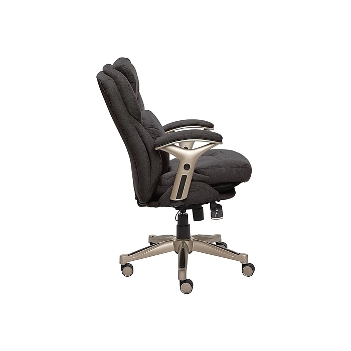 Serta Claremont Ergonomic Fabric Swivel Executive Chair With Back In Motion Technology, Dark Gray (44186E) 4 Serta Claremont Ergonomic Fabric Swivel Executive Chair With Back In Motion Technology, Dark Gray (44186E) - Image 2