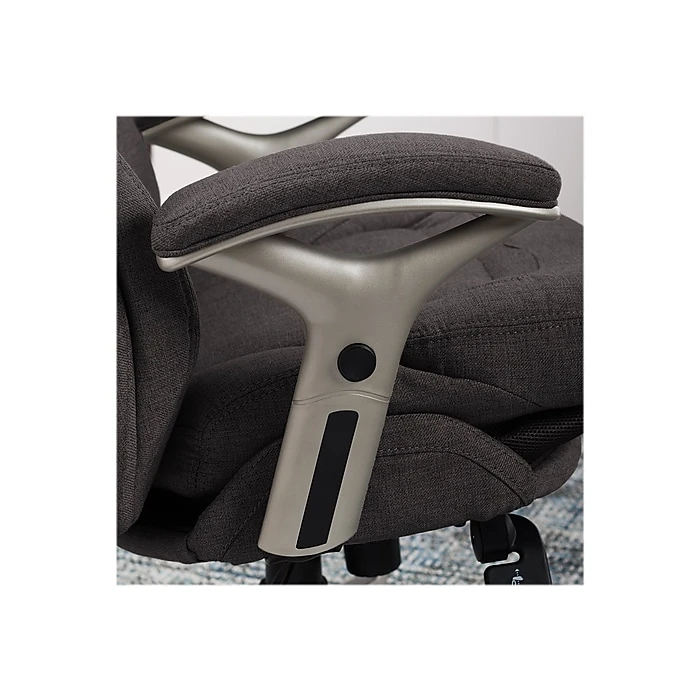Serta Claremont Ergonomic Fabric Swivel Executive Chair With Back In Motion Technology, Dark Gray (44186E) 10 Serta Claremont Ergonomic Fabric Swivel Executive Chair With Back In Motion Technology, Dark Gray (44186E) - Image 8
