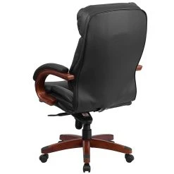 Flash Furniture LeatherSoft Executive Chair, Black/Mahogany (BT-90171H-S-GG) -Office Chairs Shop unnamed file 3658