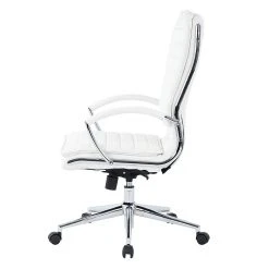 Office Star Pro-Line II White Faux Leather High Back Manager's Chair With Chrome Finish Arms And Base (SPX23590C-U11) -Office Chairs Shop unnamed file 3702