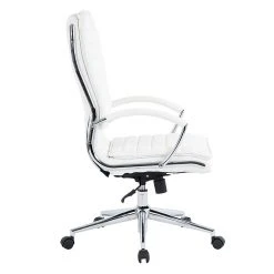 Office Star Pro-Line II White Faux Leather High Back Manager's Chair With Chrome Finish Arms And Base (SPX23590C-U11) -Office Chairs Shop unnamed file 3703