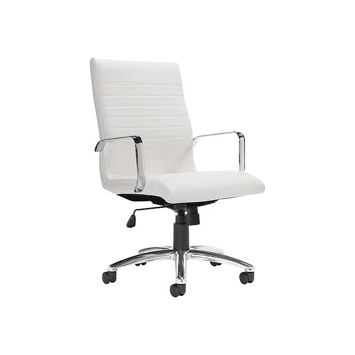 Offices To Go Luxhide Executive Chair, White (OTG11730BL28) 4 Offices To Go Luxhide Executive Chair, White (OTG11730BL28) - Image 2