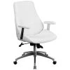 Flash Furniture Mid-Back Leather Executive Swivel Office Chair, White () -Office Chairs Shop unnamed file 3758