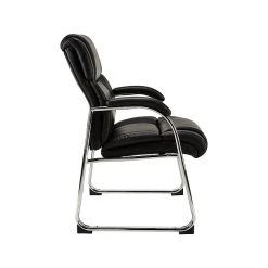 Staples HON Topflight SofThread Leather Guest Chair, Black/Mahogany (BSXVL853NSB11) -Office Chairs Shop unnamed file 3773