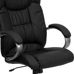 Flash Furniture High Back Leather Executive Office Chairs With Titanium Finish Loop Arms (BT9088BK) -Office Chairs Shop unnamed file 3805