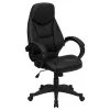 Flash Furniture Leather Computer And Desk Chair, Black (HHLC0005HI1B) -Office Chairs Shop unnamed file 382
