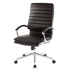 Office Star Pro-Line II Black Faux Leather High Back Manager's Chair With Chrome Finish Arms And Base (SPX23590C-U6) -Office Chairs Shop unnamed file 3828