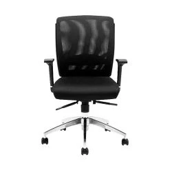 Global Offices To Go® Executive Mesh Chair, Black (OTG10904B)