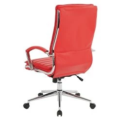 Office Star Pro-Line II Red Faux Leather High Back Manager's Chair With Chrome Finish Arms And Base (SPX23590C-U9) -Office Chairs Shop unnamed file 3847