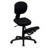 Flash Furniture Ergonomic Fabric Kneeling Posture Task Chair, Armless, Black -Office Chairs Shop unnamed file 3904