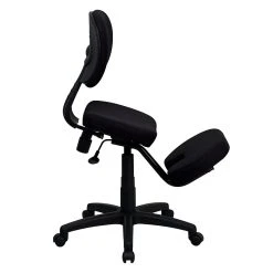 Flash Furniture Ergonomic Fabric Kneeling Posture Task Chair, Armless, Black -Office Chairs Shop unnamed file 3908
