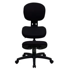 Flash Furniture Ergonomic Fabric Kneeling Posture Task Chair, Armless, Black -Office Chairs Shop unnamed file 3909