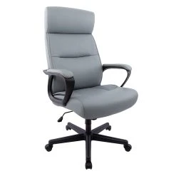 Staples Rutherford Luxura Manager Chair, Gray (58677)