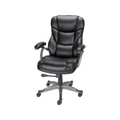 Staples Osgood High-Back Bonded Leather Manager Chair, Black (21076) -Office Chairs Shop unnamed file 3962