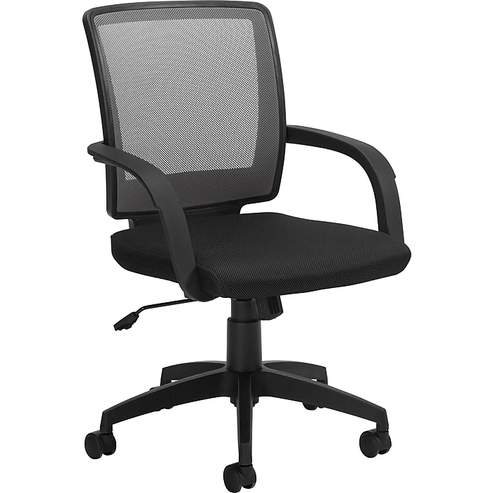 Global Offices To Go® Managers Chair, Mesh, Gray/Black, Seat: 18 1/2"Wx17 1/2"D, Back: 18 1/2"Hx17 1/2"W 3 Global Offices To Go® Managers Chair, Mesh, Gray/Black, Seat: 18 1/2"Wx17 1/2"D, Back: 18 1/2"Hx17 1/2"W