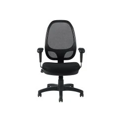 Global Offices To Go Mesh Fabric Manager Chair, Black (OTG11641B)