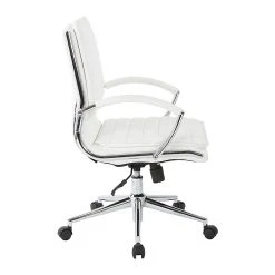 Office Star Pro-Line II White Faux Leather Mid-Back Manager's Chair With Chrome Finish Arms And Base (SPX23591C-U11) -Office Chairs Shop unnamed file 4046