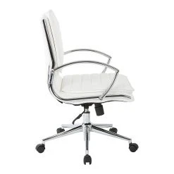 Office Star Pro-Line II White Faux Leather Mid-Back Manager's Chair With Chrome Finish Arms And Base (SPX23591C-U11) -Office Chairs Shop unnamed file 4047