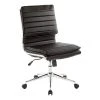 Office Star Pro-Line II Black Faux Leather Armless Mid-Back Manager's Chair With Chrome Finish Arms And Base (SPX23592C-U6) -Office Chairs Shop unnamed file 4050