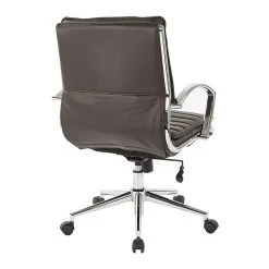 Office Star Pro-Line II Espresso Faux Leather Mid-Back Manager's Chair With Chrome Finish Arms And Base (SPX23591C-U1) -Office Chairs Shop unnamed file 4077