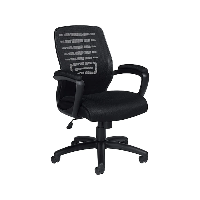 Global OTG Mesh Back Fabric Manager Chair, Black (OTG11750B) 4 Global OTG Mesh Back Fabric Manager Chair, Black (OTG11750B) - Image 2