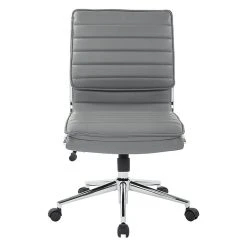 Office Star Pro-Line II Charcoal Gray Faux Leather Armless Mid-Back Manager's Chair With Chrome Finish Arms And Base (SPX23592C-U42) 12 Office Star Pro-Line II Charcoal Gray Faux Leather Armless Mid-Back Manager's Chair With Chrome Finish Arms And Base (SPX23592C-U42) -Office Chairs Shop unnamed file 4087