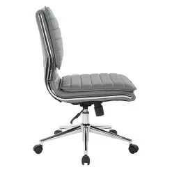 Office Star Pro-Line II Charcoal Gray Faux Leather Armless Mid-Back Manager's Chair With Chrome Finish Arms And Base (SPX23592C-U42) 14 Office Star Pro-Line II Charcoal Gray Faux Leather Armless Mid-Back Manager's Chair With Chrome Finish Arms And Base (SPX23592C-U42) -Office Chairs Shop unnamed file 4089