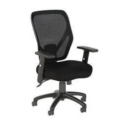 Bush Business Furniture Accord Mesh Back Office Chair, Black Fabric (CH1205BLF-03)