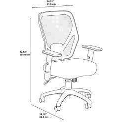 Bush Business Furniture Accord Mesh Back Office Chair, Black Fabric (CH1205BLF-03) -Office Chairs Shop unnamed file 4097
