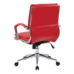 Office Star Pro-Line II Red Faux Leather Mid-Back Manager's Chair With Chrome Finish Arms And Base (SPX23591C-U9) -Office Chairs Shop unnamed file 4112