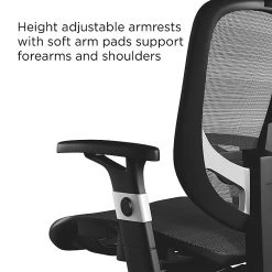 Union & Scale™ FlexFit™ Hyken Mesh Task Chair, Black (UN59460) -Office Chairs Shop unnamed file 4121