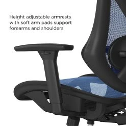 Union & Scale™ FlexFit™ Dexley Mesh Task Chair, Blue (UN59375) -Office Chairs Shop unnamed file 4168