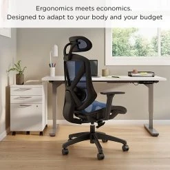 Union & Scale™ FlexFit™ Dexley Mesh Task Chair, Blue (UN59375) -Office Chairs Shop unnamed file 4169