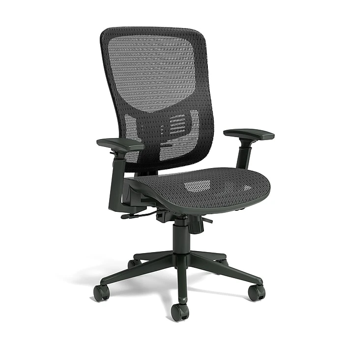 Union & Scale FlexFit™ Kroy Mesh Task Chair, Black (UN59456) 3 Union & Scale FlexFit™ Kroy Mesh Task Chair, Black (UN59456)