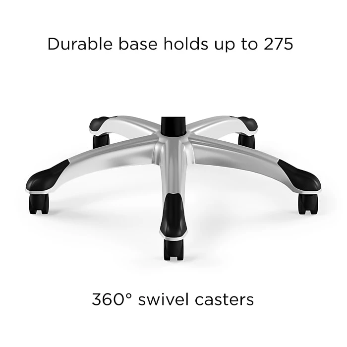 Union & Scale™ FlexFit™ Hyken Mesh Task Chair, Charcoal Gray (UN59464) 8 Union & Scale™ FlexFit™ Hyken Mesh Task Chair, Charcoal Gray (UN59464) - Image 6